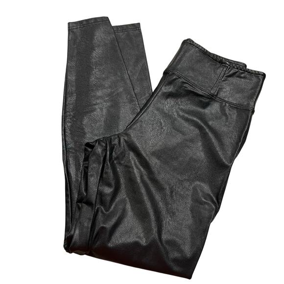 Lulu's Pants - Lulu's Black Leather Skinny Dress Pants Large